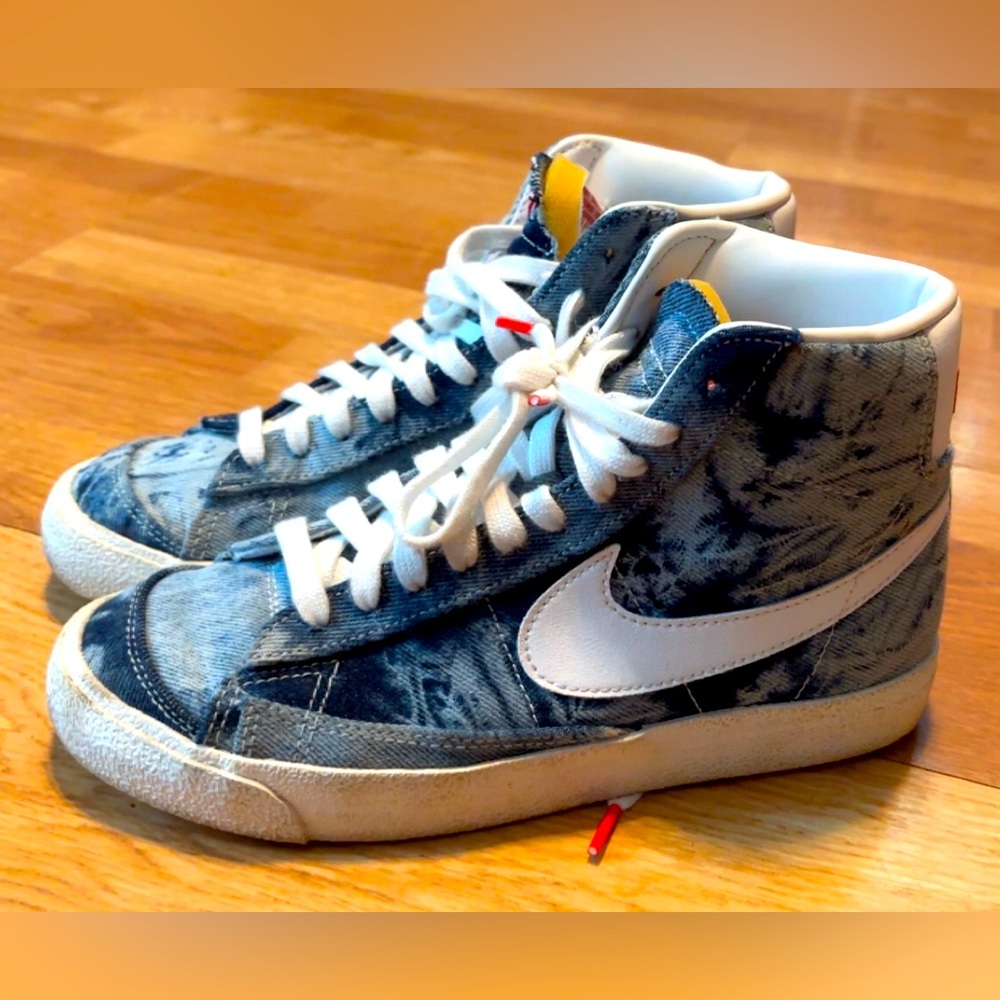Nike blazer mid ‘77 denim shoes rare